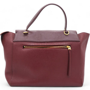 Grained Calfskin Mini Belt Bag Light Burgundy