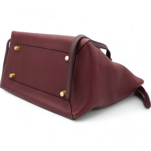 Grained Calfskin Mini Belt Bag Light Burgundy