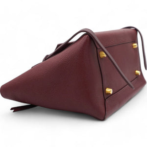 Grained Calfskin Mini Belt Bag Light Burgundy