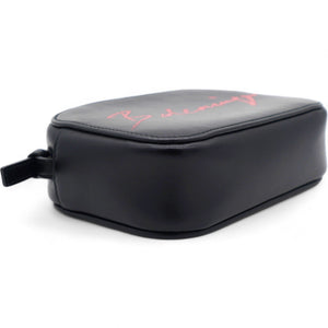 Calfskin Lipstick Logo XS Everyday Camera Bag Black