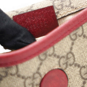 GG Supreme Web Totem Three Piece Monogram Shoulder Bag Red