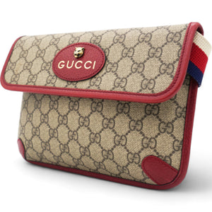 GG Supreme Web Totem Three Piece Monogram Shoulder Bag Red