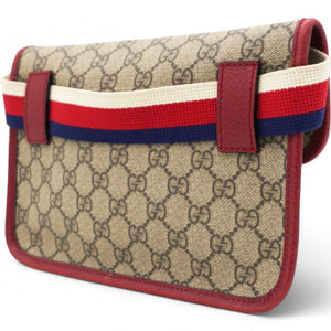 GG Supreme Web Totem Three Piece Monogram Shoulder Bag Red