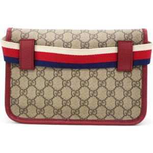 GG Supreme Web Totem Three Piece Monogram Shoulder Bag Red