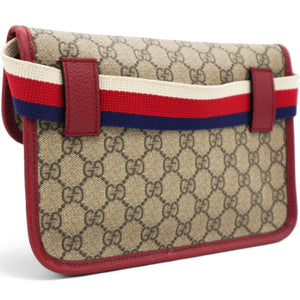 GG Supreme Web Totem Three Piece Monogram Shoulder Bag Red