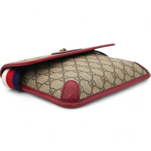 GG Supreme Web Totem Three Piece Monogram Shoulder Bag Red