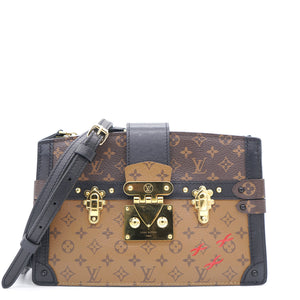 Reverse Monogram Canvas Trunk Clutch Bag