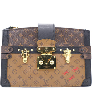 Reverse Monogram Canvas Trunk Clutch Bag
