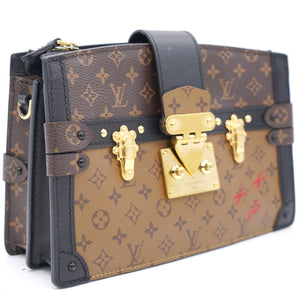Reverse Monogram Canvas Trunk Clutch Bag