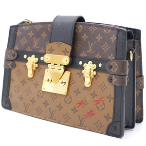 Reverse Monogram Canvas Trunk Clutch Bag