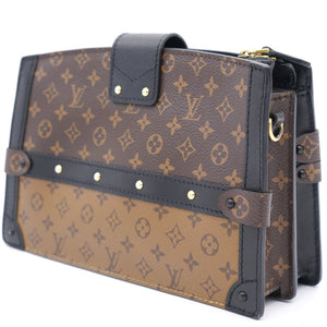 Reverse Monogram Canvas Trunk Clutch Bag