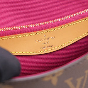 Diane Monogram Canvas Shoulder Bag
