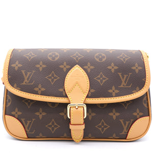 Diane Monogram Canvas Shoulder Bag