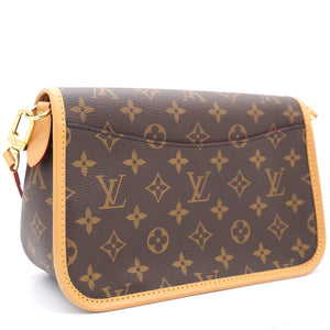 Diane Monogram Canvas Shoulder Bag