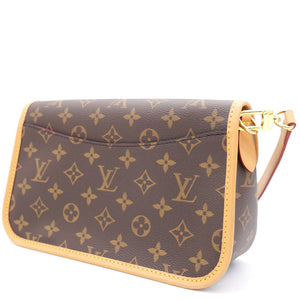 Diane Monogram Canvas Shoulder Bag