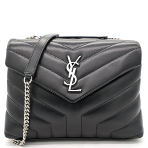 Matelassé Leather Small Loulou Shoulder Bag