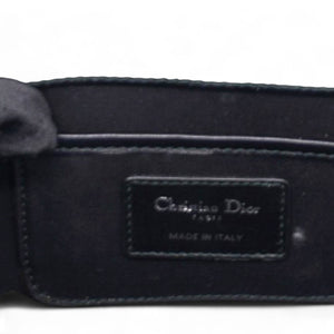 Lambskin Cannage Large Lady Dior Convertible Clutch Black