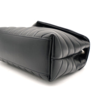 Matelassé Leather Small Loulou Shoulder Bag