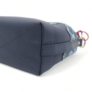 X NIGO Taurillon Monogram Denim Japanese Cruiser Blue