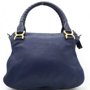 Calfskin Medium Marcie Satchel Royal