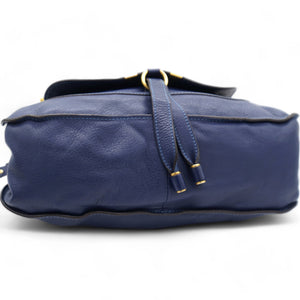 Calfskin Medium Marcie Satchel Royal