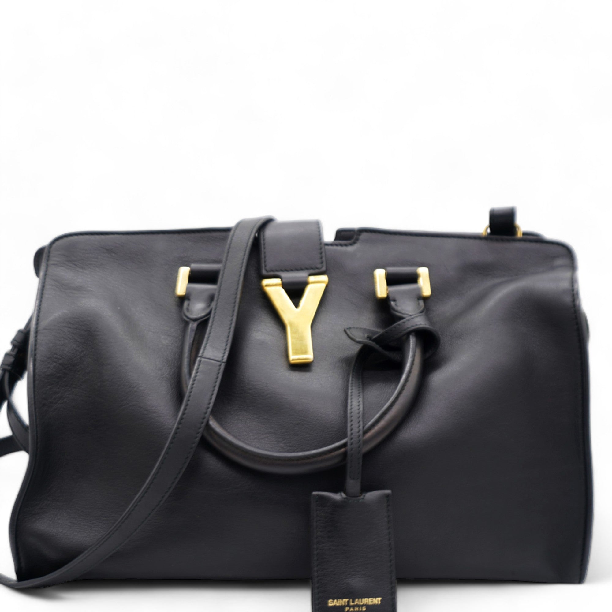 Paris Leather Small Cabas Chyc Tote