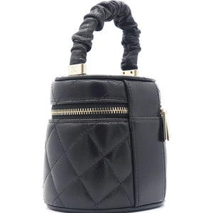 Black 22S Top Handle Mini Vanity Bag