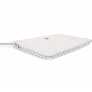 Shiny Quilted Large Chanel 22 White