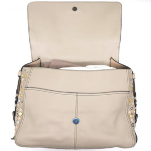 Taupe Intrecciato Nappa Leather Convertible Flap Tote