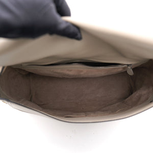 Taupe Intrecciato Nappa Leather Convertible Flap Tote