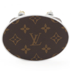Monogram LV Match Nano Bucket Bag White
