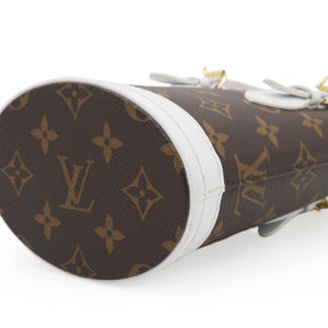Monogram LV Match Nano Bucket Bag White