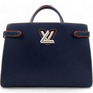 Epi Twist Tote Indigo