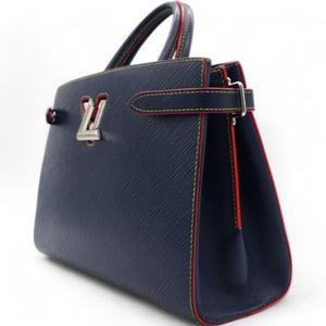 Epi Twist Tote Indigo