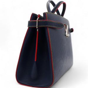 Epi Twist Tote Indigo