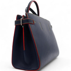 Epi Twist Tote Indigo