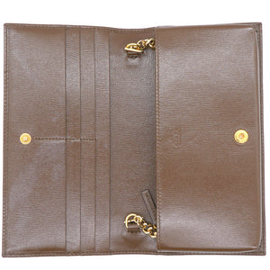 GG Supreme Monogram Horsebit 1955 wallet with chain