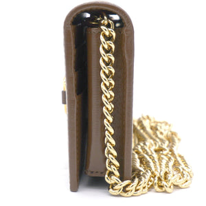 GG Supreme Monogram Horsebit 1955 wallet with chain