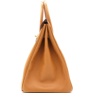 Togo Leather Birkin 35 Bag Natural Sable