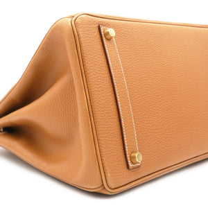 Togo Leather Birkin 35 Bag Natural Sable