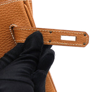 Togo Leather Birkin 35 Bag Natural Sable