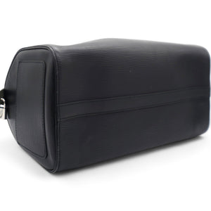 Noir Epi Leather Speedy 35 Bag
