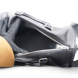 Noir Epi Leather Speedy 35 Bag