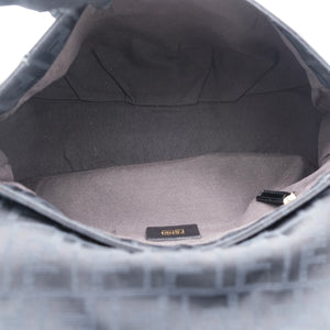 Black Zucca Mia Flap Shoulder Bag