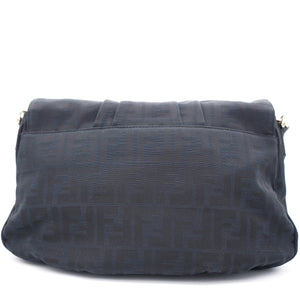 Black Zucca Mia Flap Shoulder Bag