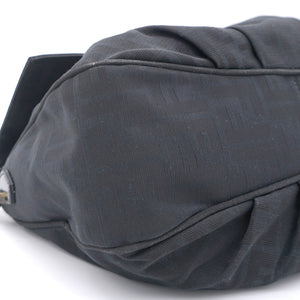 Black Zucca Mia Flap Shoulder Bag