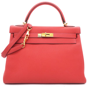 Géranuim Togo Leather Kelly 32