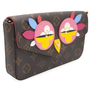 Monogram Canvas Lovely Birds Pochette Felicie Chain Wallet