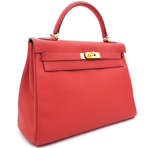 Géranuim Togo Leather Kelly 32