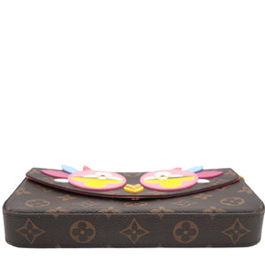 Monogram Canvas Lovely Birds Pochette Felicie Chain Wallet